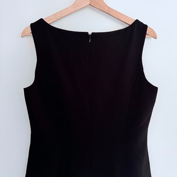 Classic Black Sheath Dress by Tahari Arthur S. Levine WMNS Size 8 Formal Lined - Picture 8 of 16